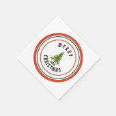 Serviette En Papier MERRY CHRISTMAS Papier Napkin (Coin)