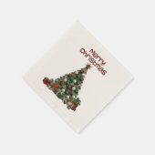 Serviette En Papier Merry Christmas Tree Paper Napkin (Coin)