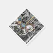 Serviette En Papier Merry Go Round Carousel (Coin)