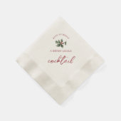 Serviette En Papier Merry Little Cocktail Christmas Napkins (Coin)