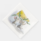 Serviette En Papier Merry Mice Mic & Mac Holiday Paper Napkin (Coin)