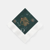 Serviette En Papier Merveilleux poisson steampunk. (Coin)
