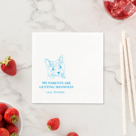 Serviette En Papier Mes Parents Obtiennent Des Serviettes Mariage De C (En situation)