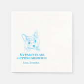 Serviette En Papier Mes Parents Obtiennent Des Serviettes Mariage De C (Devant)