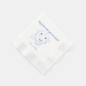Serviette En Papier Mes Pawrents Se Sont Mariés ! Napkins Mariage Labr (Coin)