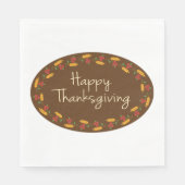 Serviette En Papier Message bon thanksgiving (Devant)