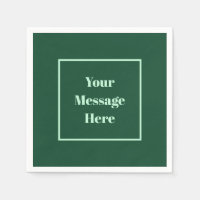 Message personnalisé Vert foncé et Parti Vert ment