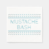 Serviette En Papier Métro Mustache Bash (Devant)