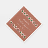 Serviette En Papier Mexicain Bohème Barro Enterrement de Vie de Jeune  (Coin)