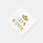 Serviette En Papier Mexicain coloré Faisons la fête (Coin)