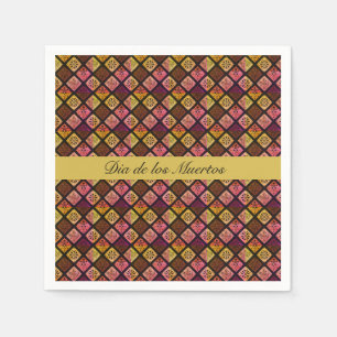 Serviette En Papier mexicain Dia de los Muertos personnalisable