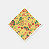 Serviette En Papier Mexican Cinco De Mayo Pattern  (Coin)