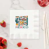 SERVIETTE EN PAPIER MEXIQUE (En situation)