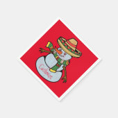 Serviette En Papier Mexique Sombrero Père Noël Thunder_Cove (Coin)