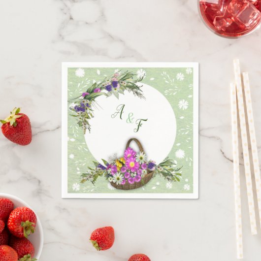 Serviette En Papier Mi-été (En situation)