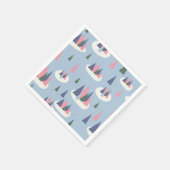 Serviette En Papier Mi-siècle (Coin)