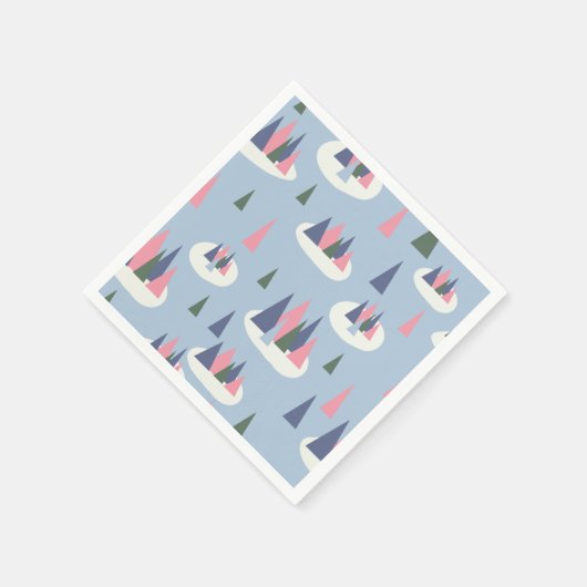 Serviette En Papier Mi-siècle (Coin)