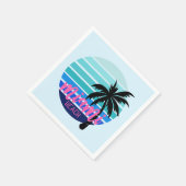 Serviette En Papier Miami Beach (Coin)