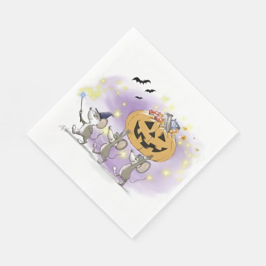 Serviette En Papier Mic, Mac & Moe's Happy Halloween (Coin)