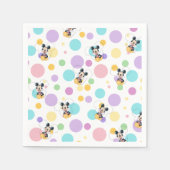 Serviette En Papier Mickey Mouse Polka Dot Baby Shower (Devant)