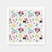 Serviette En Papier Mickey Mouse Polka Dot white Baby Shower (Devant)