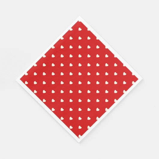 Serviette En Papier Micro Coeurs (Coin)