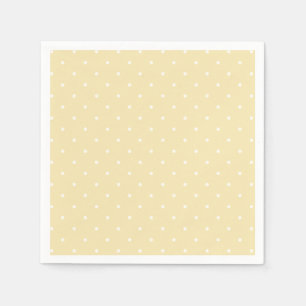 Serviette En Papier Micro pois de printemps Crème au beurre