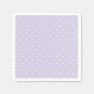 Serviette En Papier Micro pois de printemps | Lavande poussiéreuse