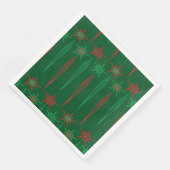 Serviette En Papier Mid Icicules Mod Livre vert Napkin (Coin)