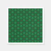 Serviette En Papier Mid Mod Garland Livre vert Naples (Devant)