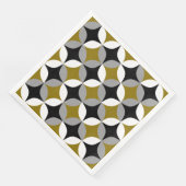 Serviette en papier Midcentury Mod (Coin)