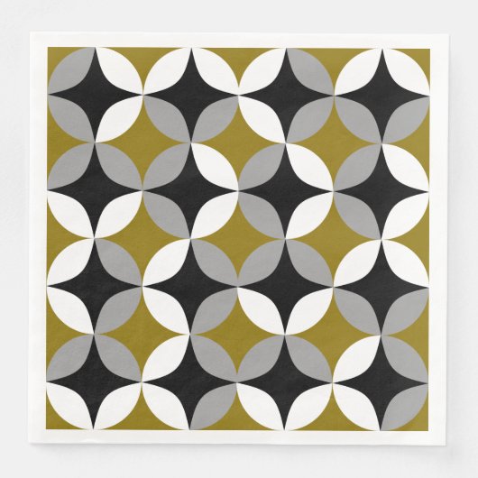 Serviette en papier Midcentury Mod (Devant)
