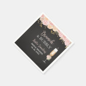 Serviette En Papier Midday Mimosa Bridal Shower Opulent Blooms (Coin)