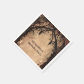 Serviette En Papier Midnight Gothic Cathedral Birthday (Coin)