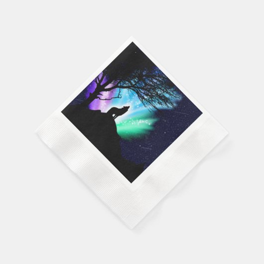 Serviette En Papier Midnight Howl (Coin)