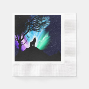 Serviette En Papier Midnight Howl