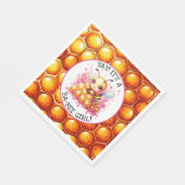 Serviette En Papier Miel abeille thème Baby shower de fille (Coin)