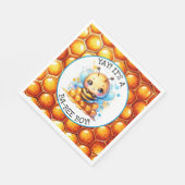 Serviette En Papier Miel abeille thème Baby shower garçon (Coin)