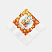 Serviette En Papier Miel abeille thème Baby shower garçon (Coin)