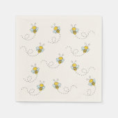 Serviette En Papier Miel Bee (Devant)
