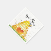 Serviette En Papier Mienne Abeille Saint-Valentin (Coin)