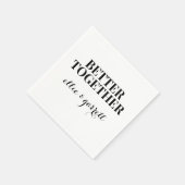 Serviette En Papier mieux combiner | Mariage Engagement Party Napkins (Coin)