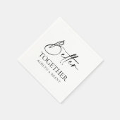 Serviette En Papier Mieux Ensemble Mariage Blanc Peut Cocktails Napkin (Coin)