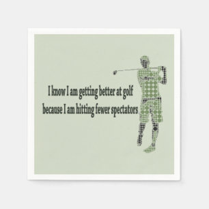 Serviette En Papier Mieux se rendre au golf