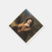 Serviette En Papier Mignon Innocence d'une adolescente, Bouguereau (Coin)