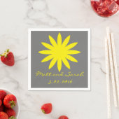 Serviette En Papier mignon Napkin aux fleurs (En situation)