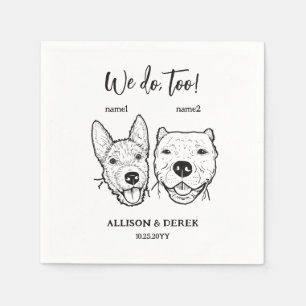Serviette En Papier Mignonne Chien Visage Pit Bull Terrier Nous Faison