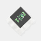 Serviette En Papier Mignonne, drôle de zombie (Coin)