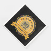 Serviette En Papier mignonne fête du 30e anniversaire (Coin)