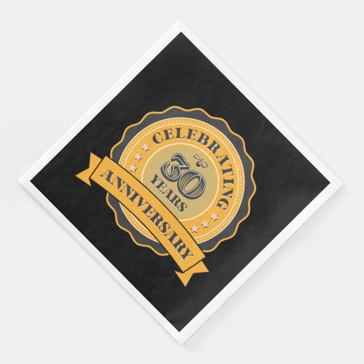 Serviette En Papier mignonne fête du 30e anniversaire (Coin)